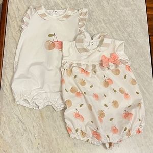 Mayoral Newborn Set of Two Rompers